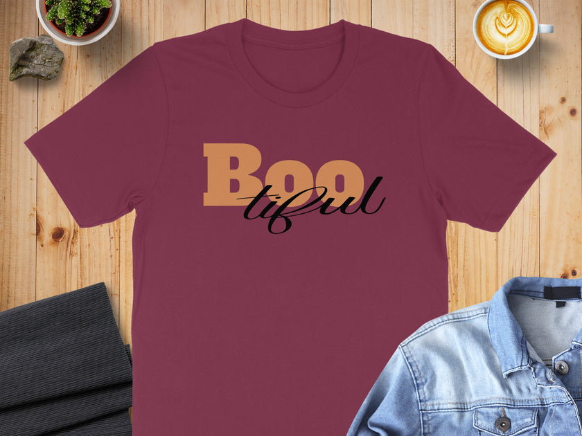 Beautiful Boo Text Graphic T-Shirt product