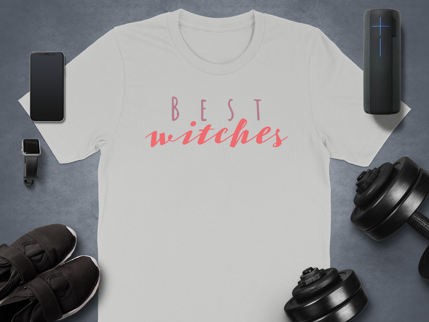 Best Witches White Graphic T-Shirt product