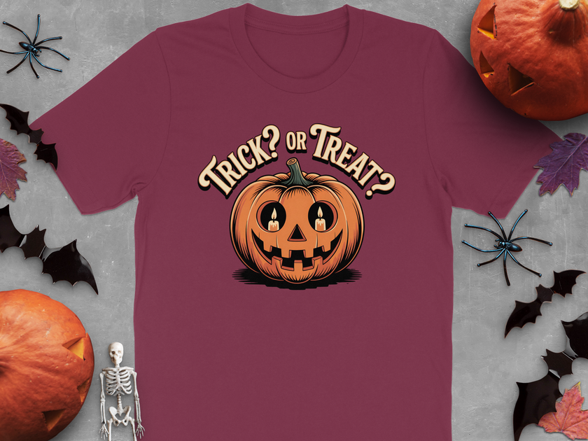 Trick or Treat Spooky Pumpkin Halloween Shirt product type