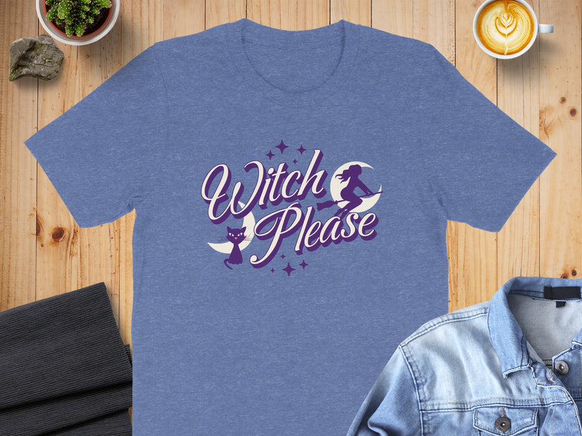 Witch Please Graphic Tee Funny Cat T-Shirt product