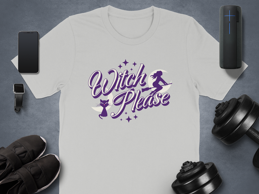 Witch Please Funny Halloween Graphic T-Shirt product