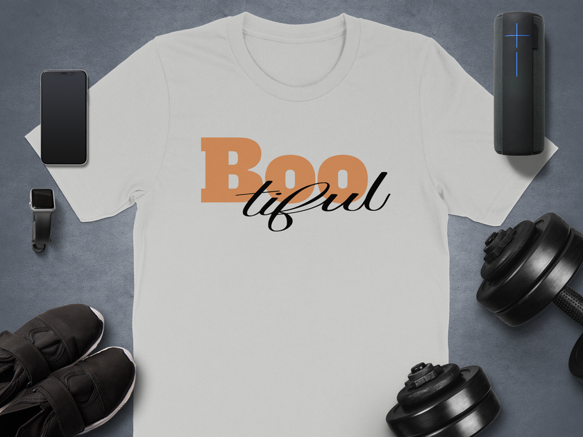 Boo-tiful Halloween Themed Casual T-shirt product