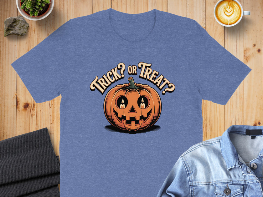 Trick or Treat Pumpkin Graphic T-Shirt product type