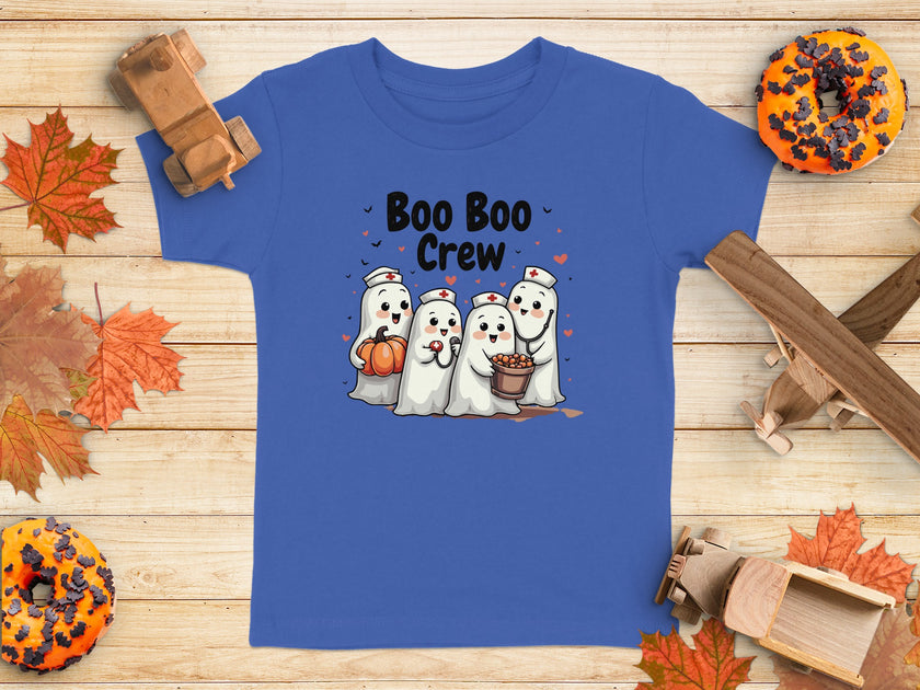 Toddler Tee - Boo Boo Crew of Nurse Ghosts Design