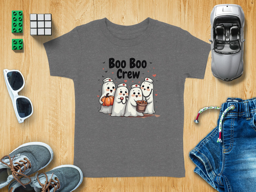 Toddler Tee - Boo Boo Crew of Nurse Ghosts Design
