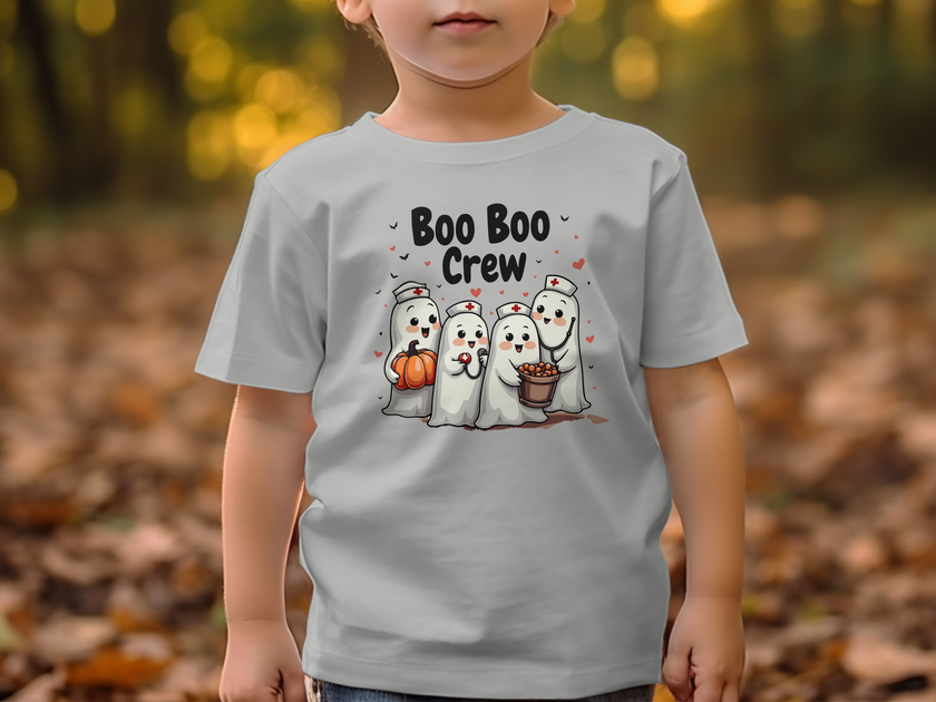 Toddler Tee - Boo Boo Crew of Nurse Ghosts Design