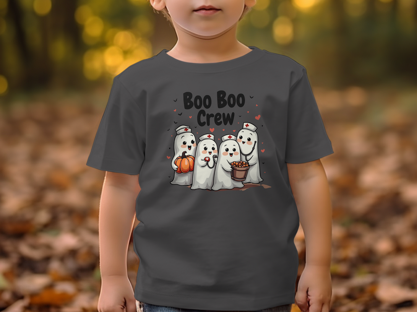 Toddler Tee - Boo Boo Crew of Nurse Ghosts Design