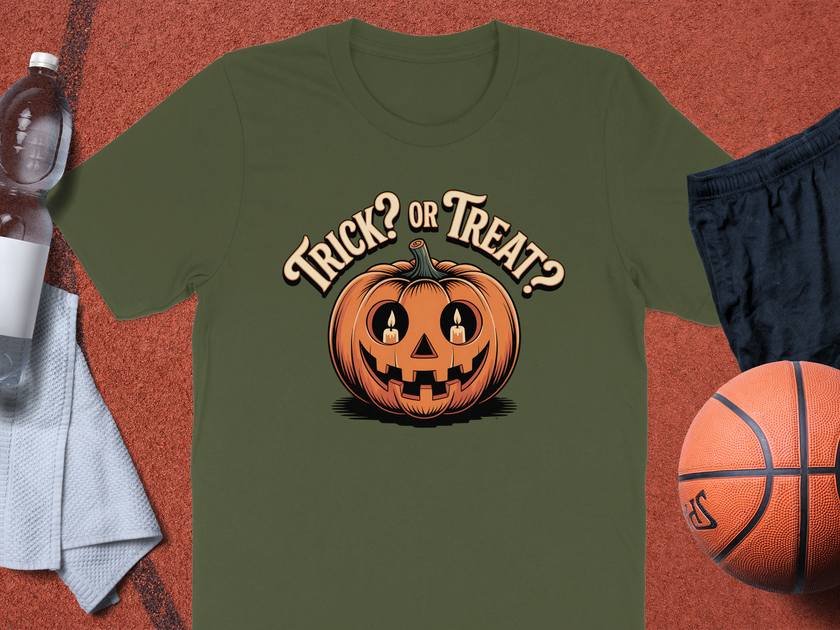 Trick Or Treat Graphic Pumpkin T-shirt Halloween product