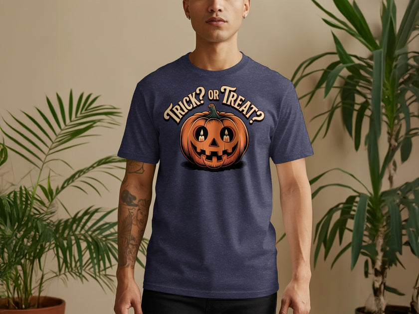 Trick or Treat Pumpkin Design T-shirt product type