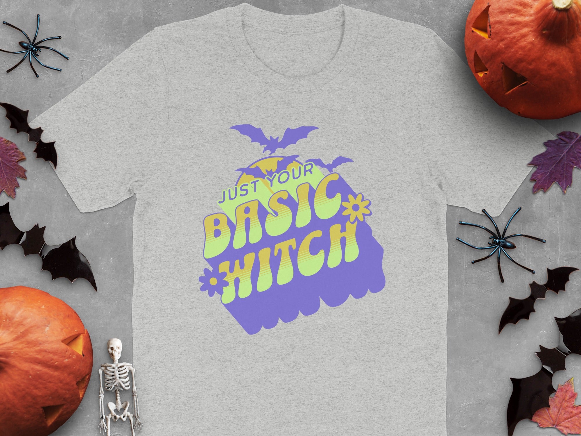 Just Your Basic Witch Graphic Halloween Shirt product