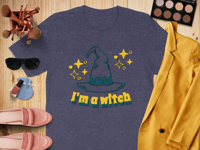 I'm a Witch Magical Hat Graphic T-shirt product
