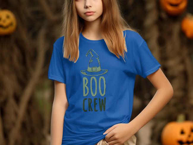 Boo Crew Witch Hat Graphic Tee for Halloween product type