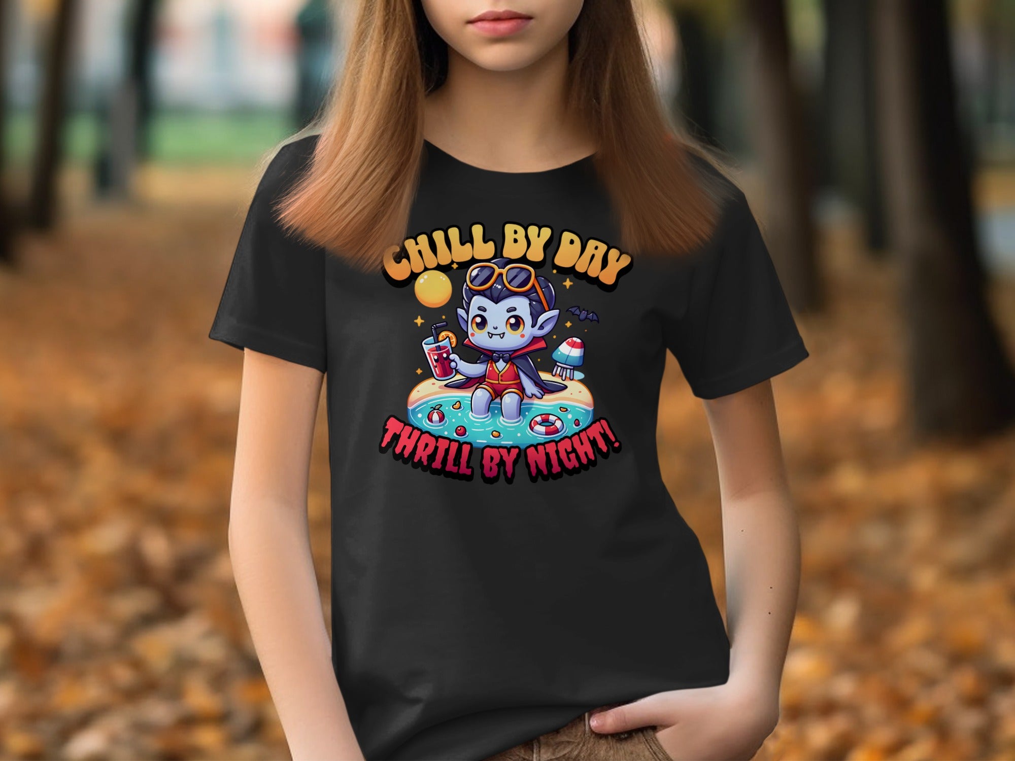 Chill By Day Thrill By Night Graphic T-shirt product