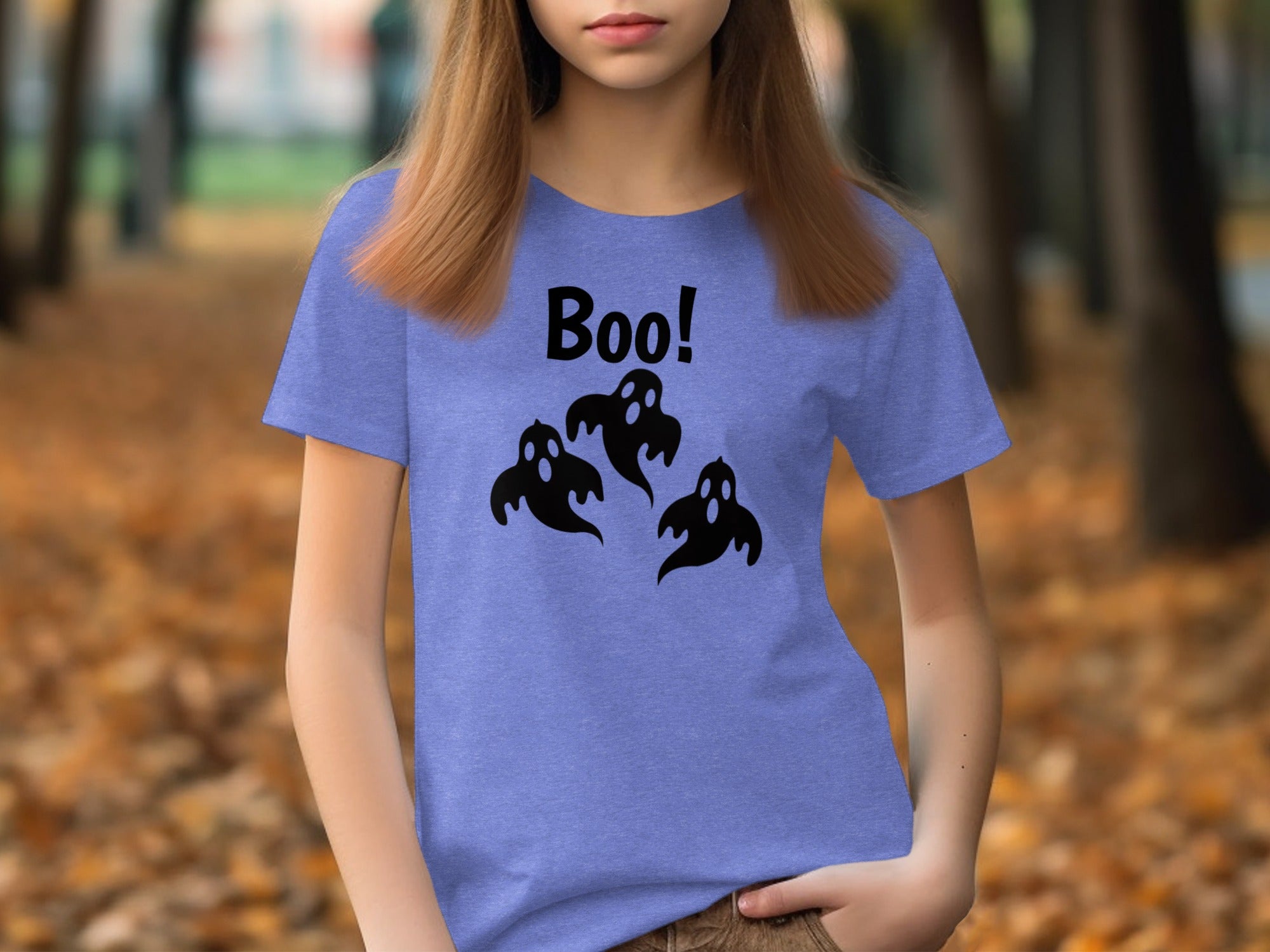 Boo! Ghost Print Fun Spooky Design T-shirt product type