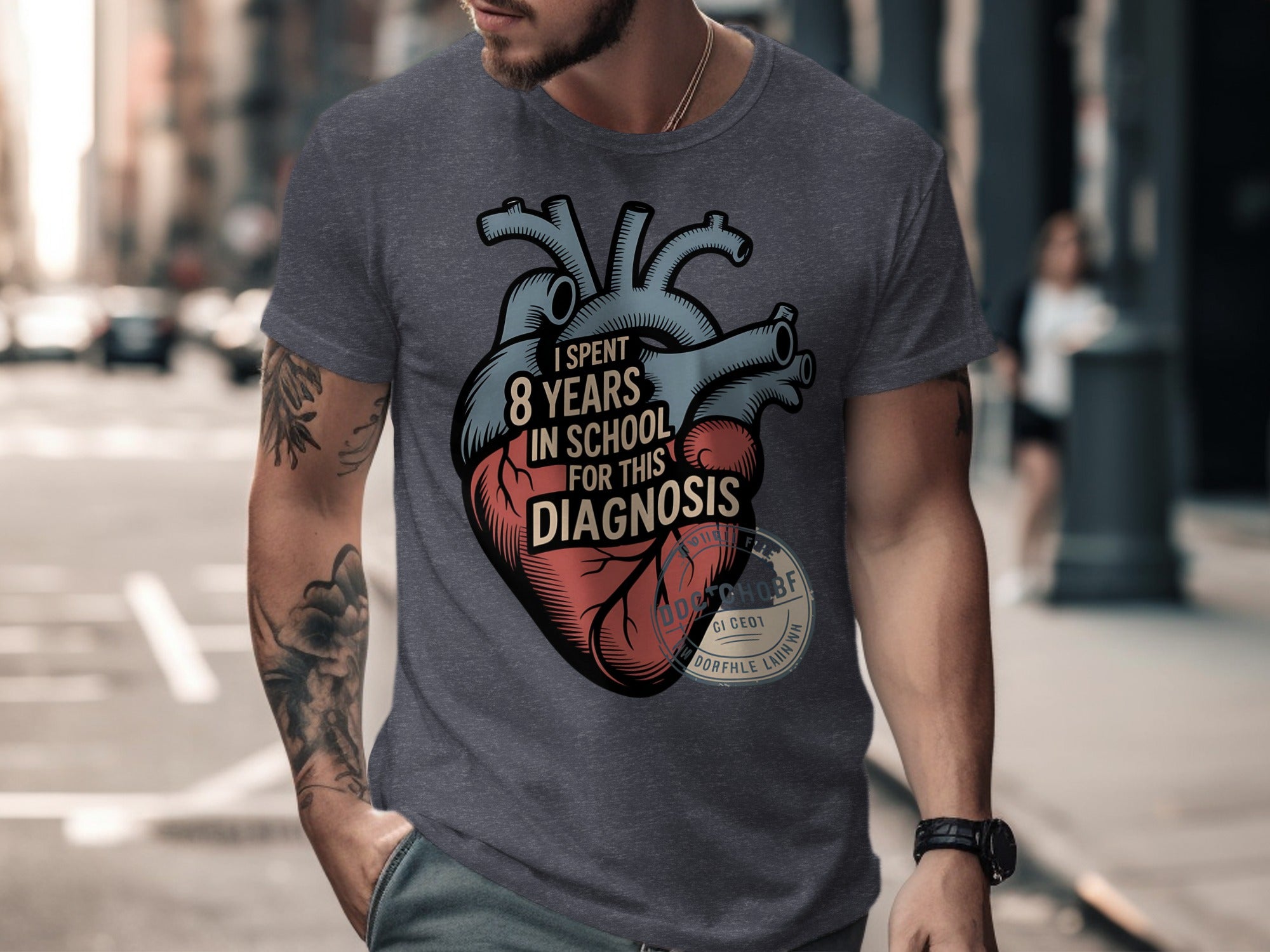 I Spent 8 Years In School Diagnosis T-shirt product