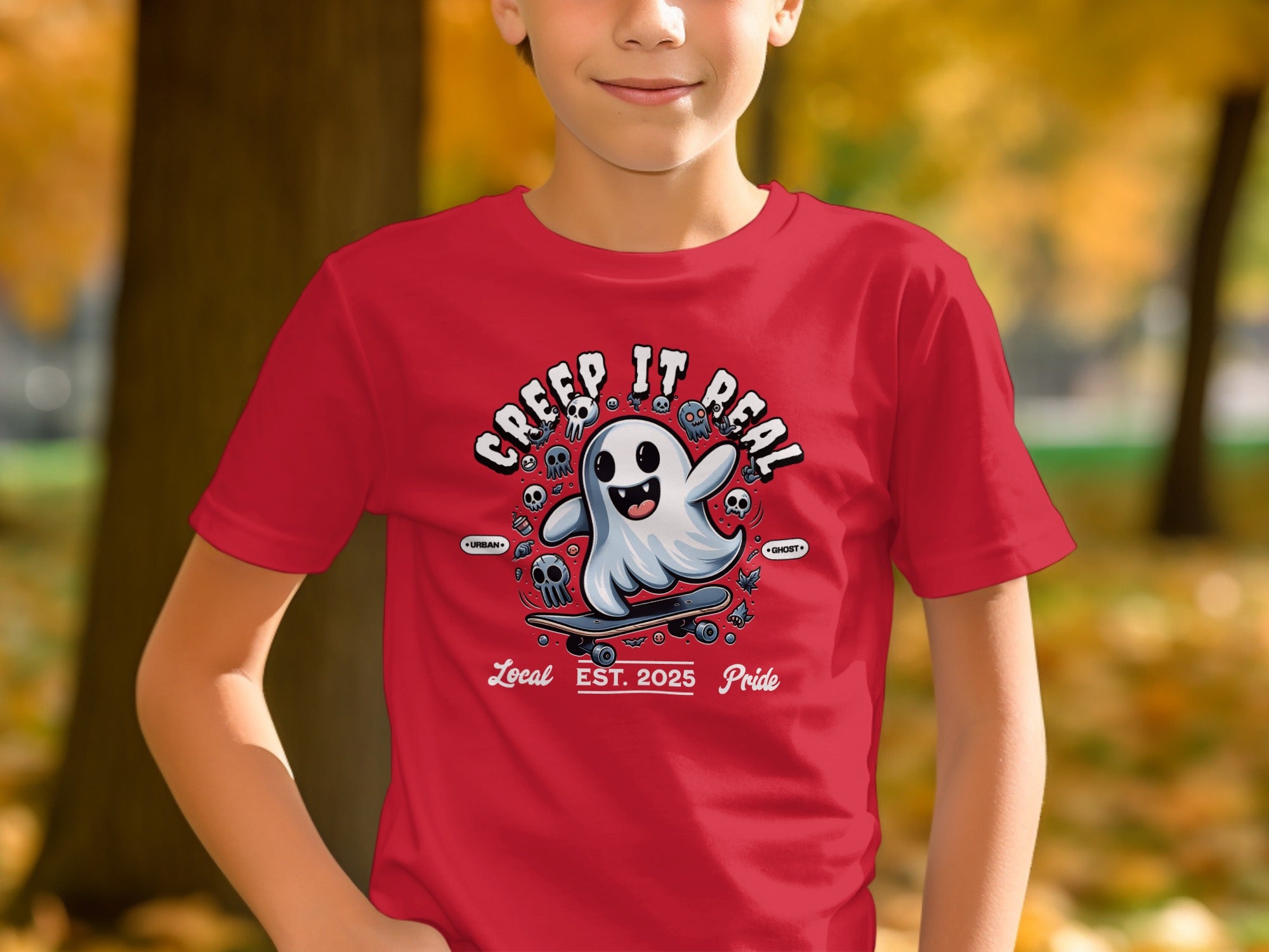 Keep It Real Ghost Design Kids T-shirt product type