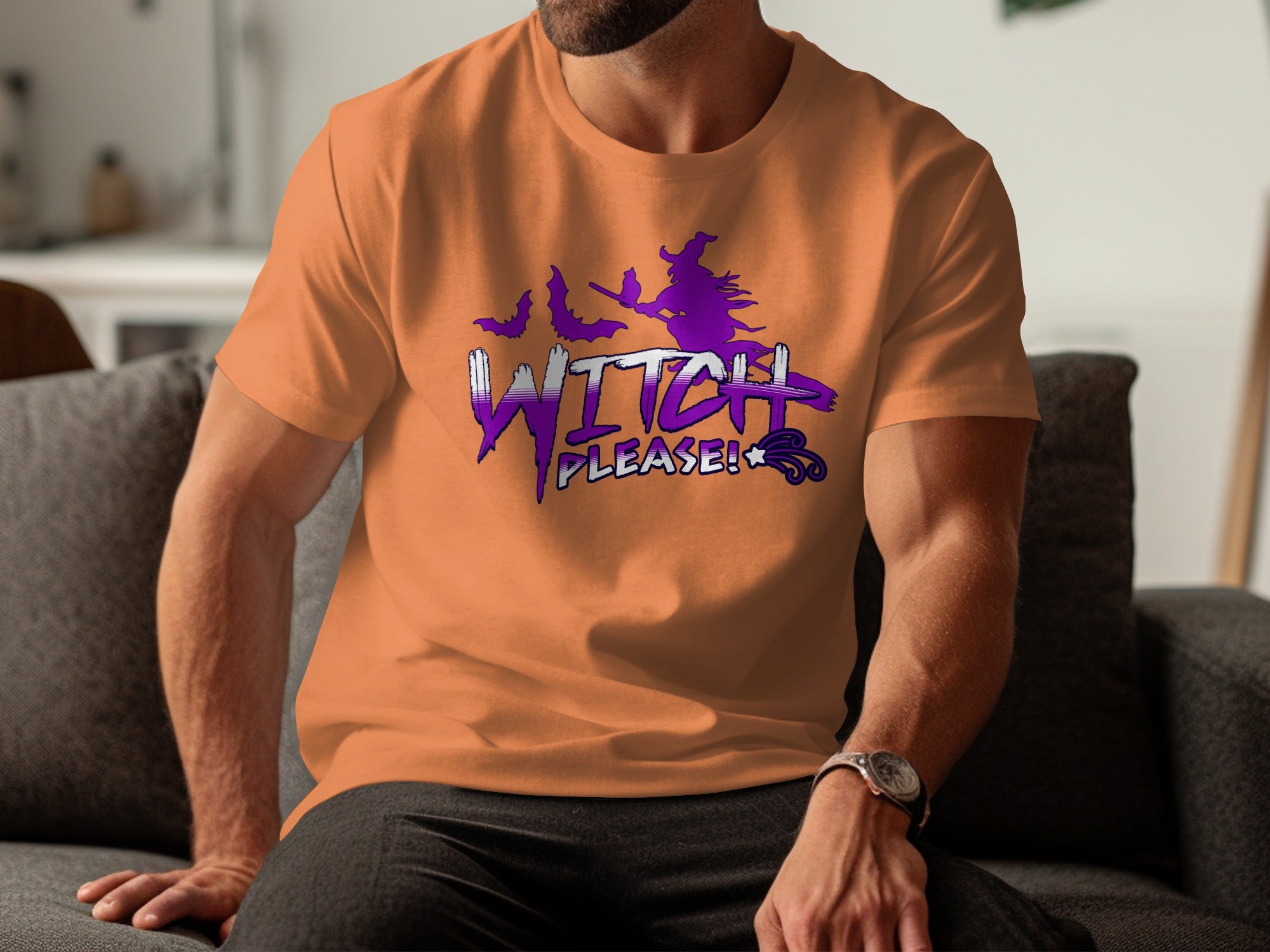 Witch Please Graphic T-Shirt Unique Halloween Product