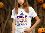 Help Will Always Be Given Witch Hat Theme T-Shirt product
