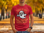 Festive Ghost This is My Halloween Costume T-Shirt product type