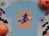 Falling In Love Witch Halloween Graphic Shirt product