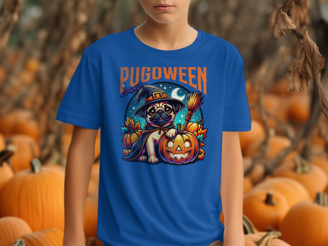 Pugoween Wizard Halloween Dog Lovers T-Shirt product