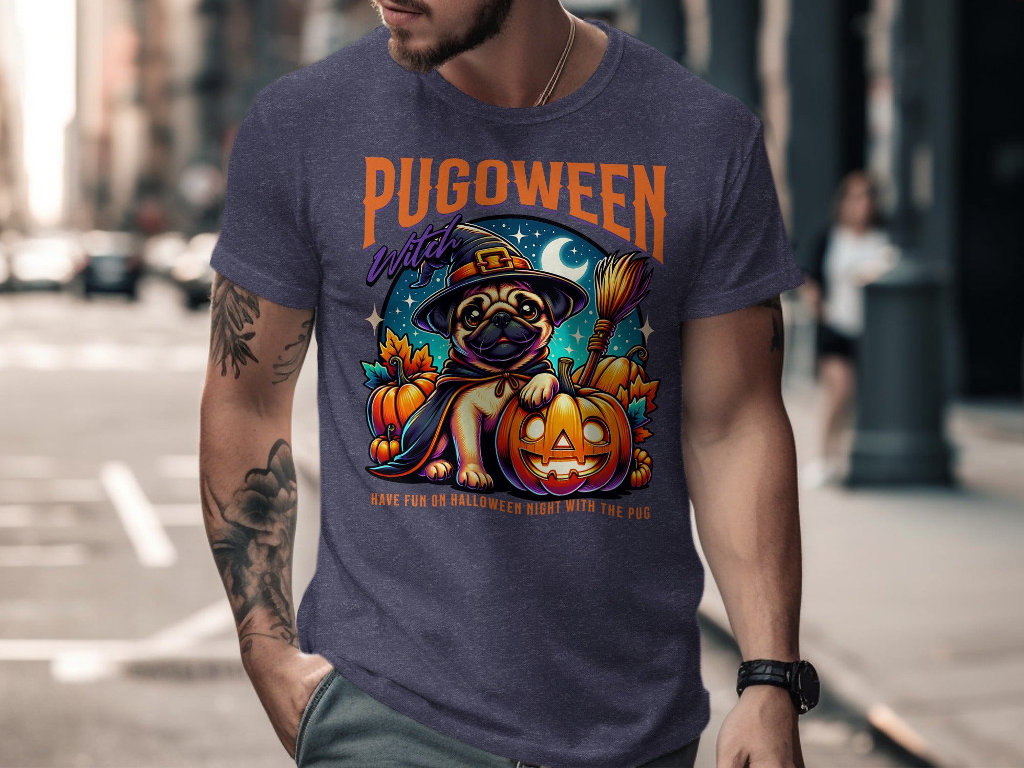 Pugoween Enjoy a Fun Halloween Night with Pug product type