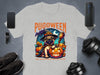 Pugoween Witch with Pumpkin Halloween T-shirt product type