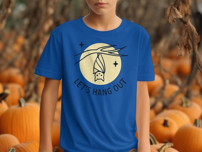 Let's Hang Out Bat Theme Kid's T-Shirt Holiday Product