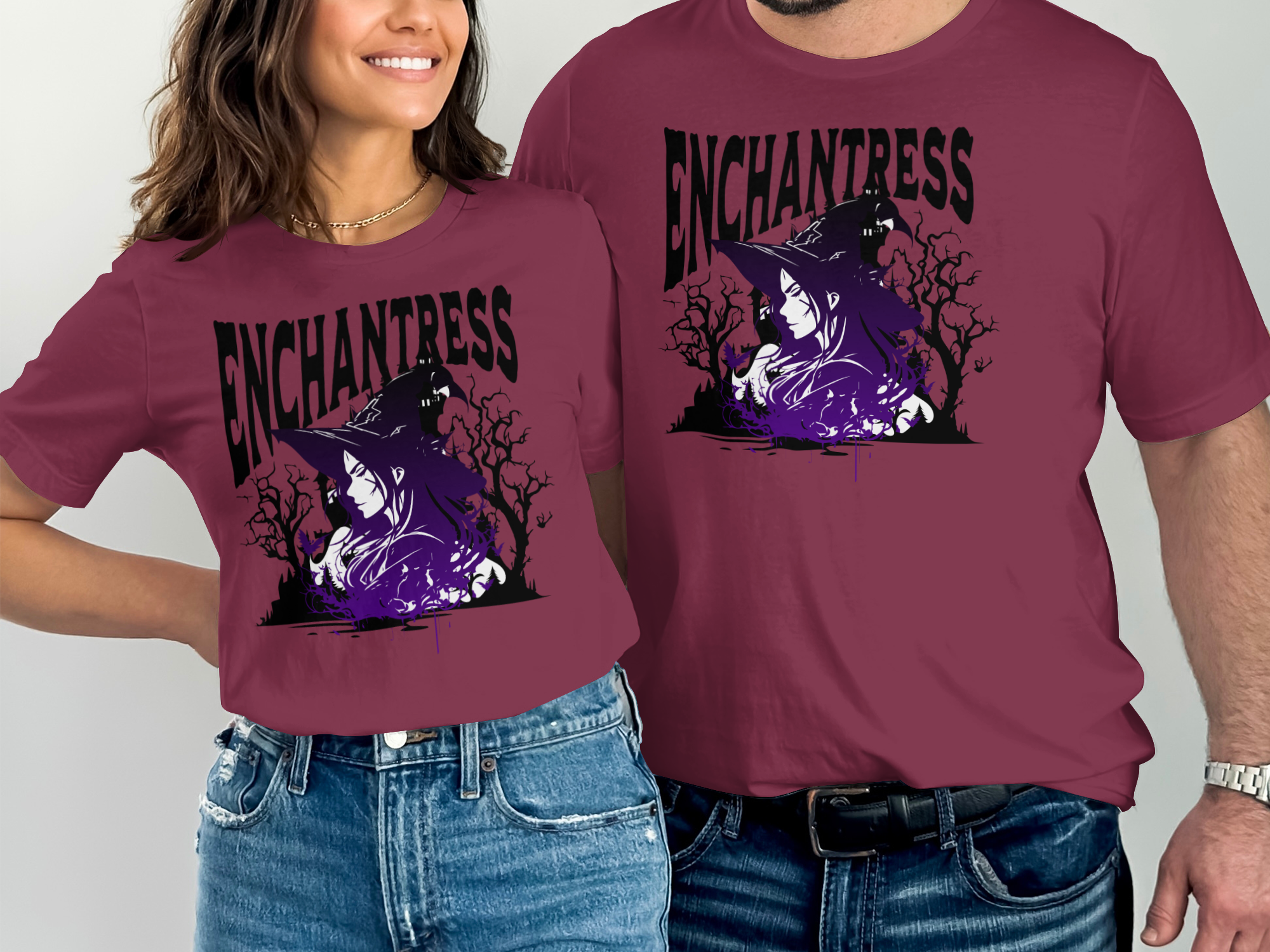 Enchantress Graphic T-Shirt Halloween Themed Apparel product type