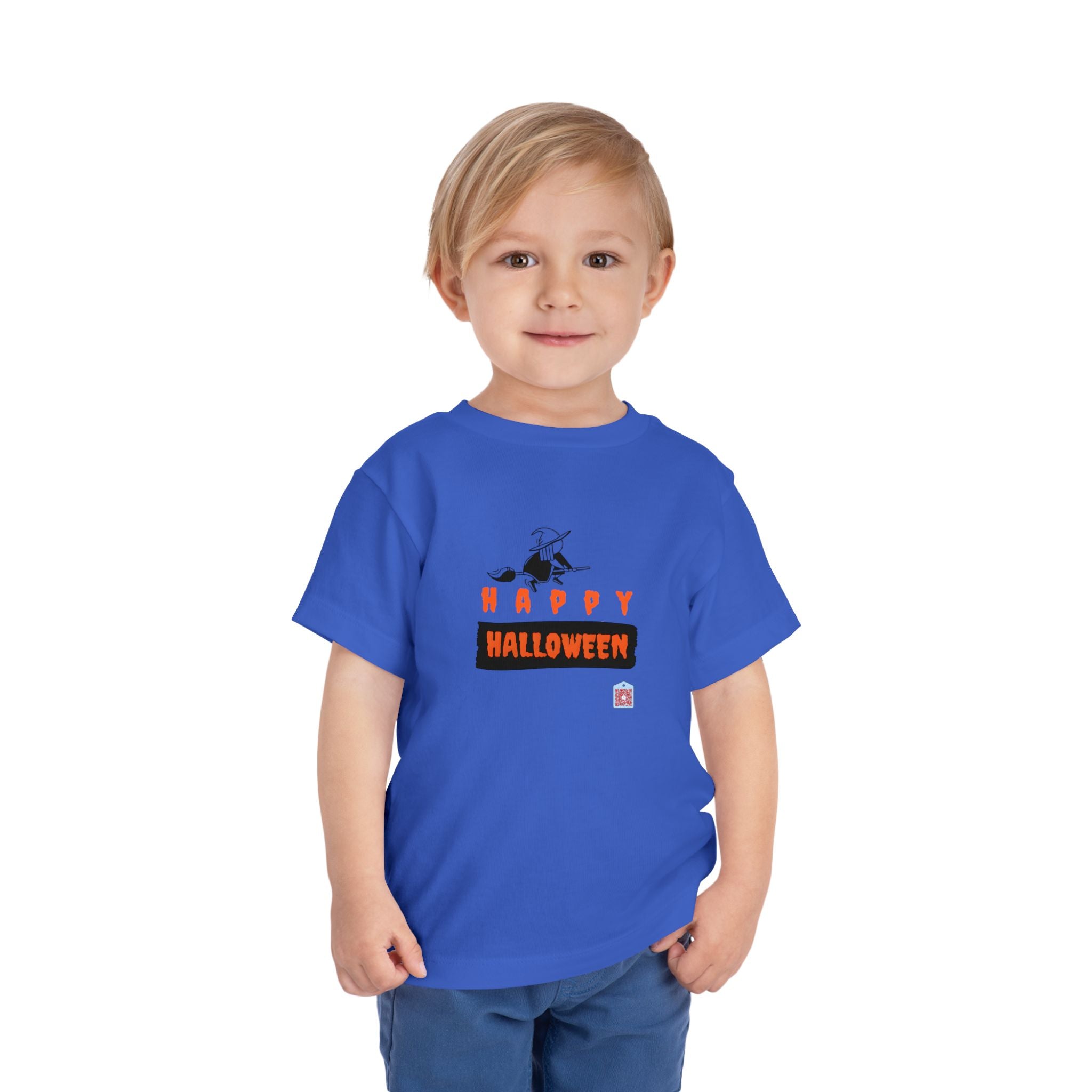 Happy Halloween with Flying Witch Halloween Graphic T-Shirt