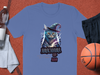 Abracadabra Cat Azam Graphic Blue T-shirt product