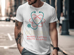 Nursing Where Caring Meets Science T-Shirt product
