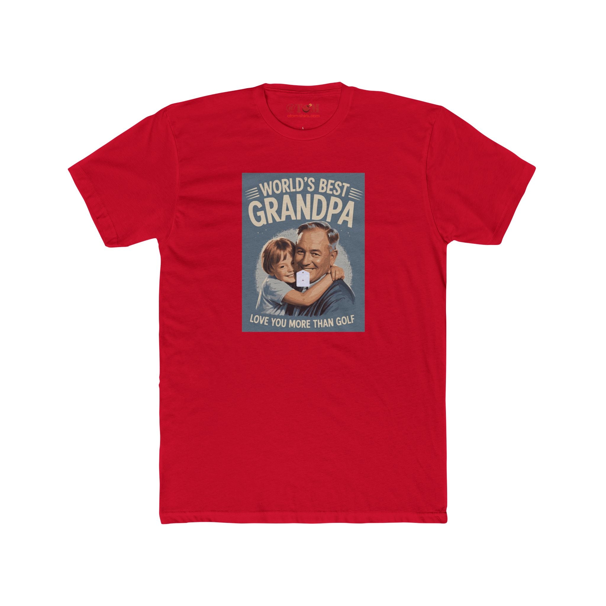 World's Best Grandpa T-Shirt – Heartfelt Golf & Family Gift