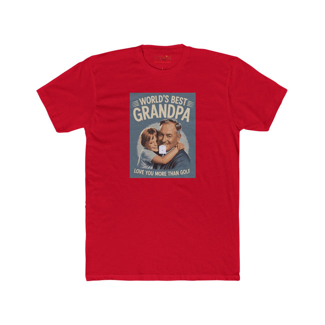 World's Best Grandpa T-Shirt – Heartfelt Golf & Family Gift