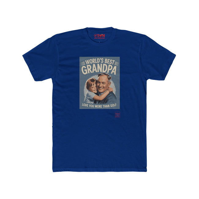 World's Best Grandpa T-Shirt – Heartfelt Golf & Family Gift