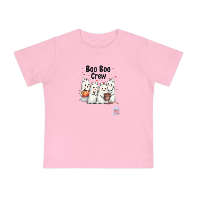 Baby T-Shirt Cute Boo Boo Nurse Ghosts Crew for Halloween