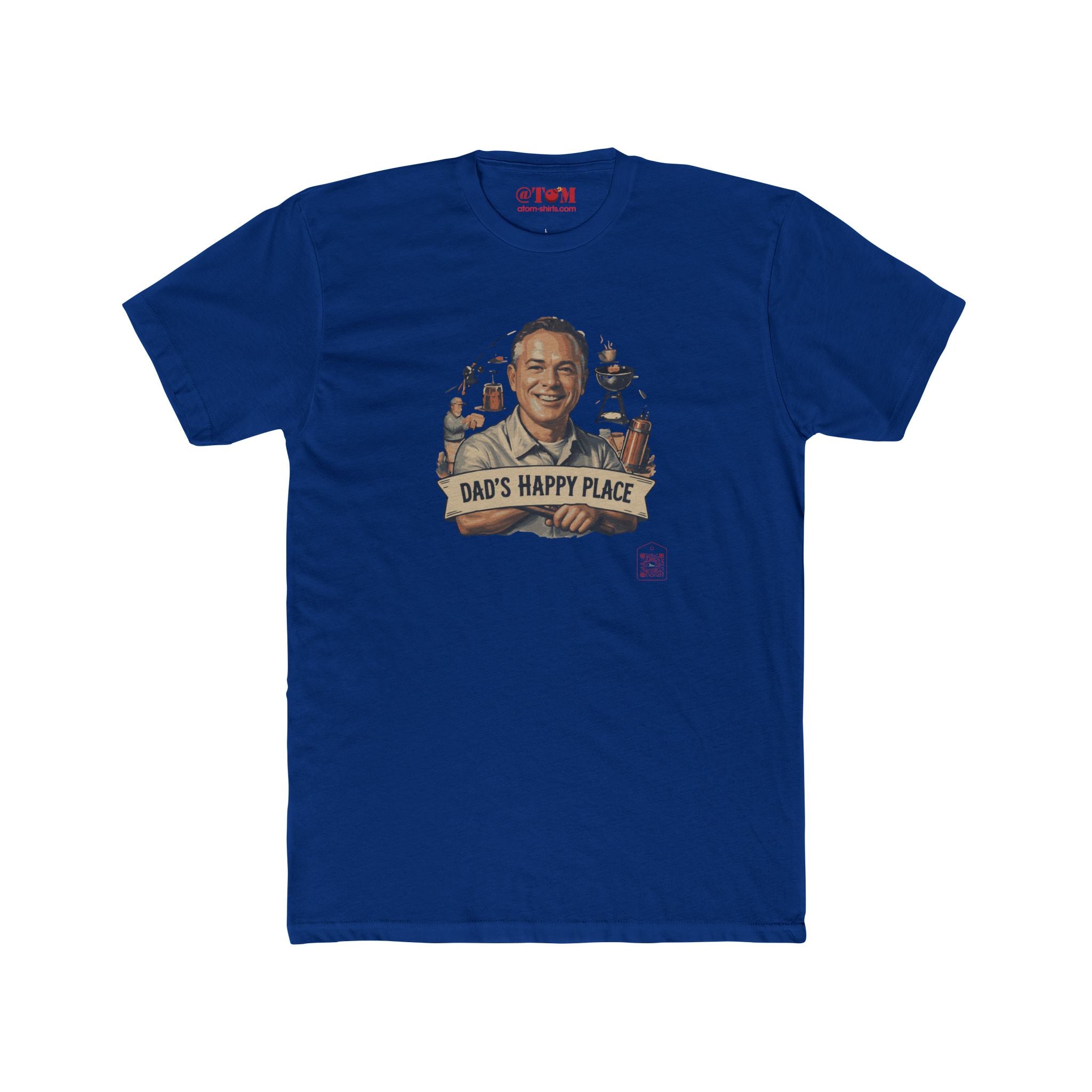 Father's Day Gift T Shirt – Fishing & Grilling Dad Tee
