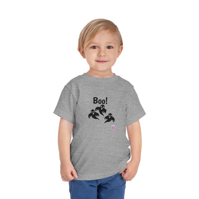 Cute Halloween Ghosts and Boo Text Funny Spooky T-Shirt