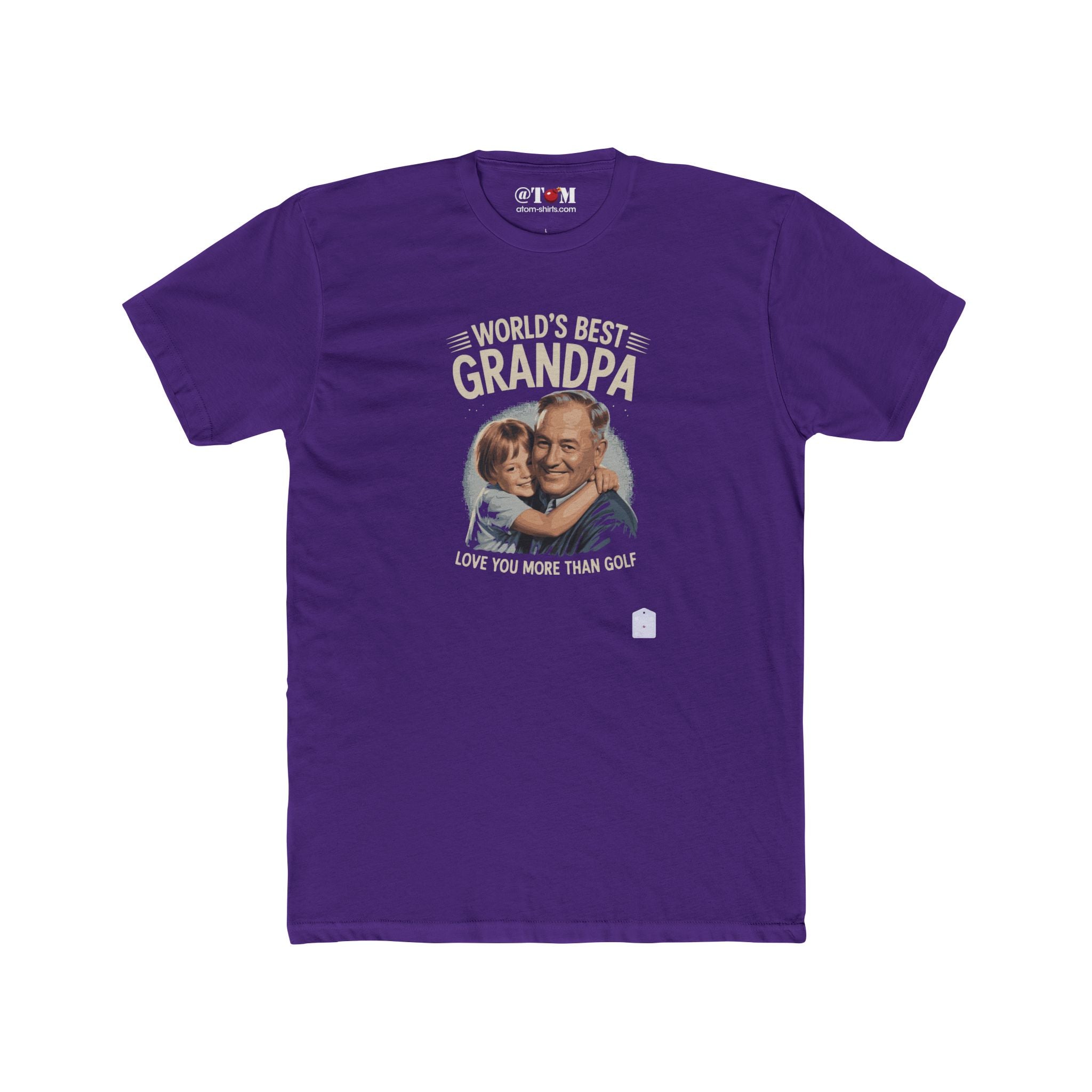 World's Best Grandpa T-Shirt – Heartfelt Golf & Family Gift