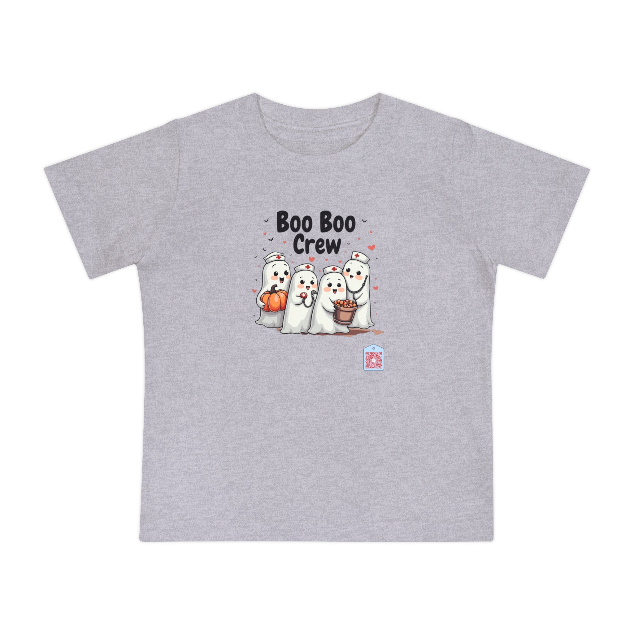 Baby T-Shirt Cute Boo Boo Nurse Ghosts Crew for Halloween