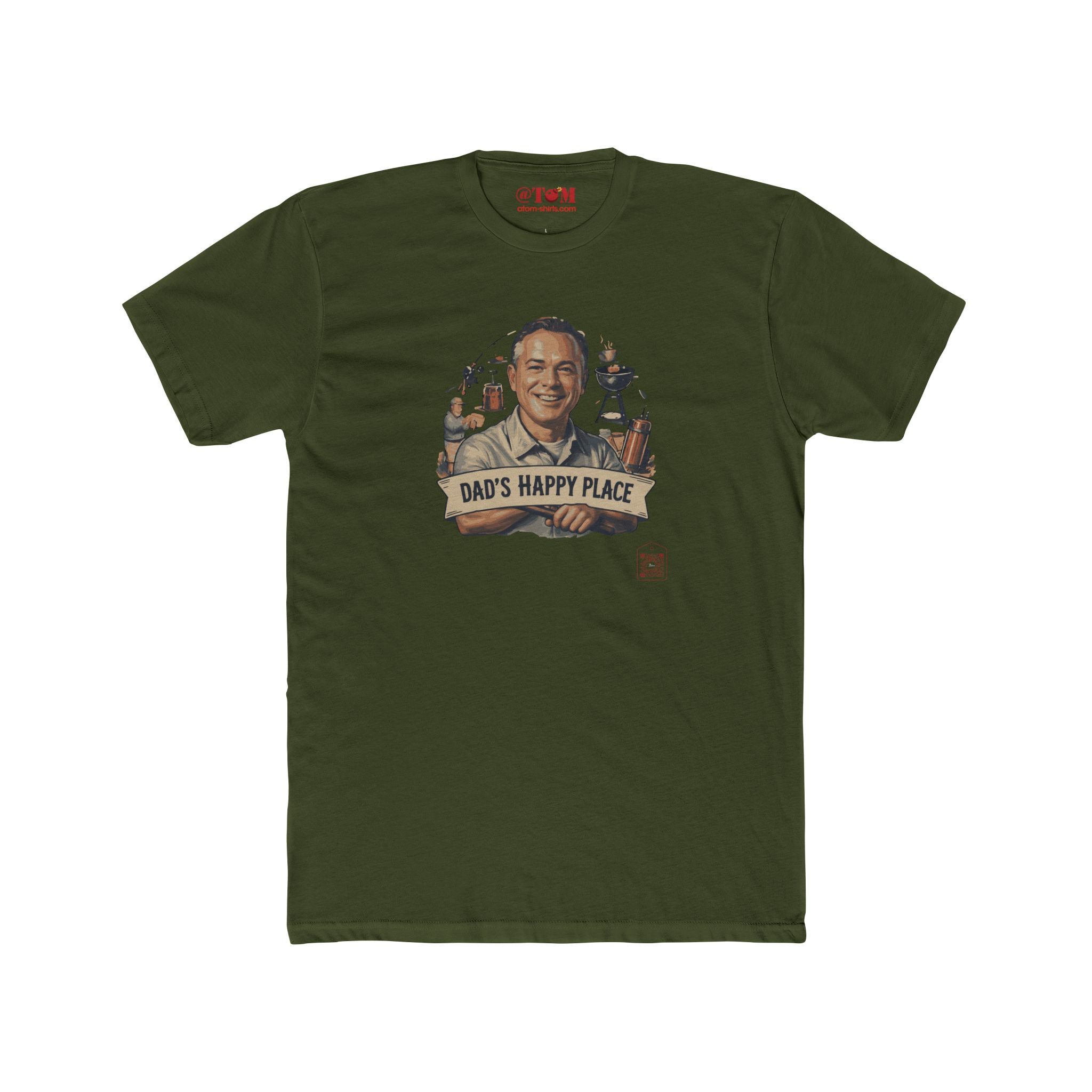 Father's Day Gift T Shirt – Fishing & Grilling Dad Tee