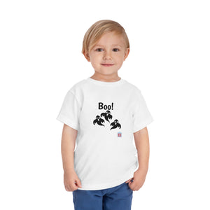 Cute Halloween Ghosts and Boo Text Funny Spooky T-Shirt