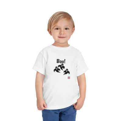 Cute Halloween Ghosts and Boo Text Funny Spooky T-Shirt
