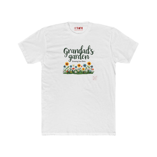 Grandad Garden T Shirt – Floral Gardener Gift for Grandpa