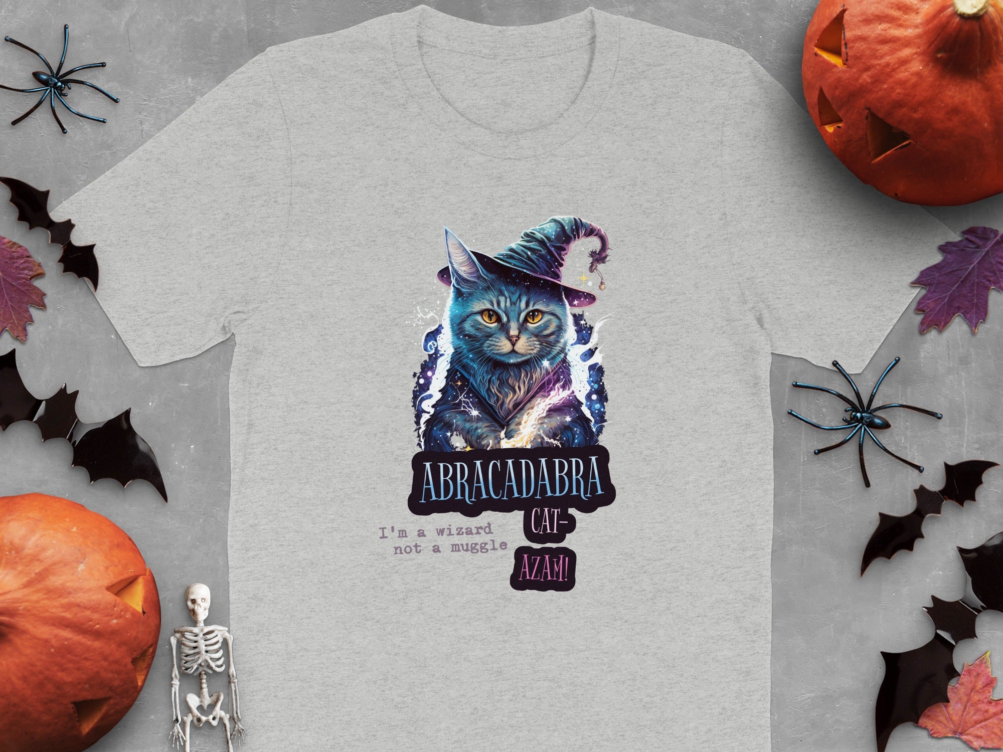Abracadabra Wizard Cat Halloween T-shirt product