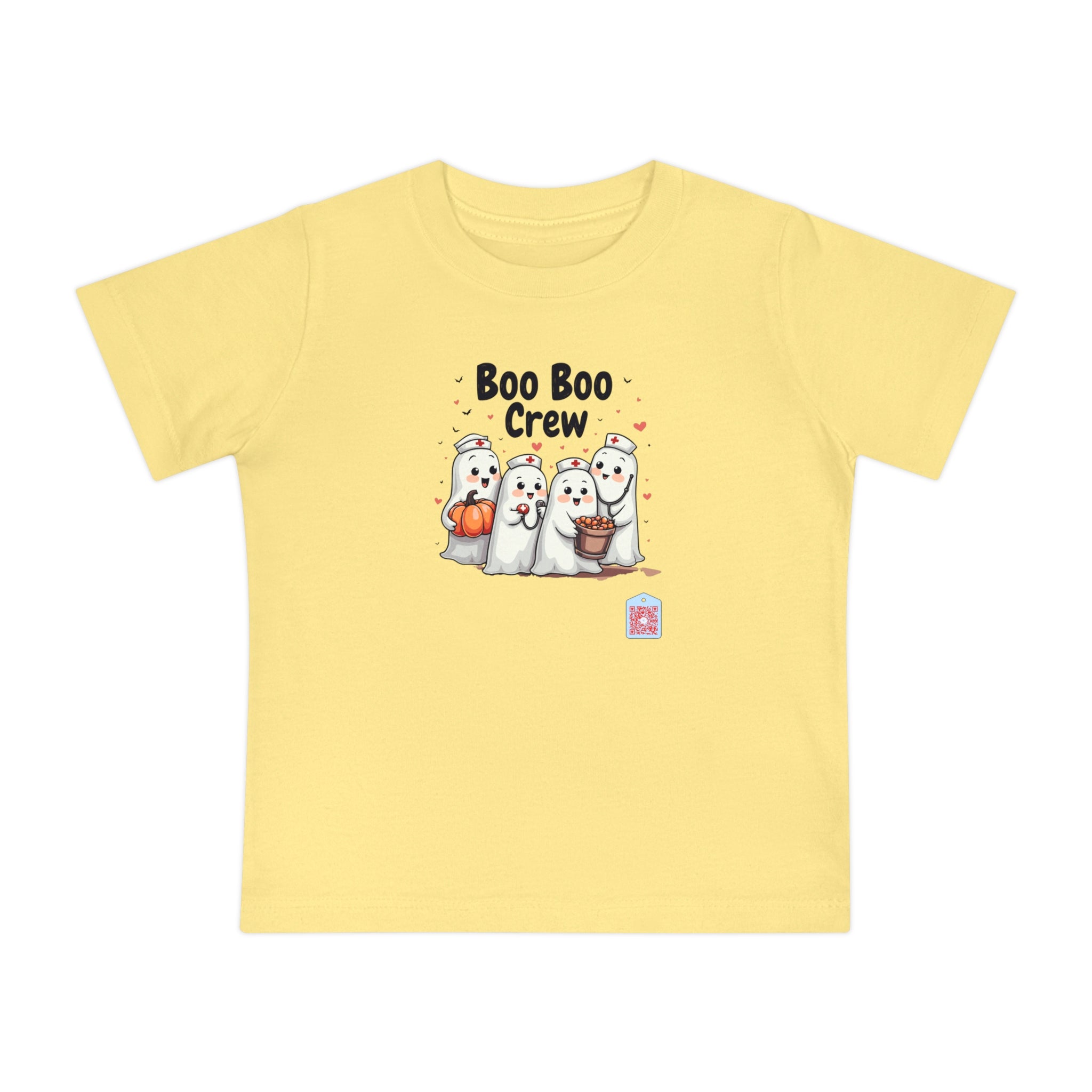 Baby T-Shirt Cute Boo Boo Nurse Ghosts Crew for Halloween