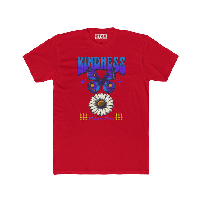Kindness T-shirt with Butterfly and Daisy Design