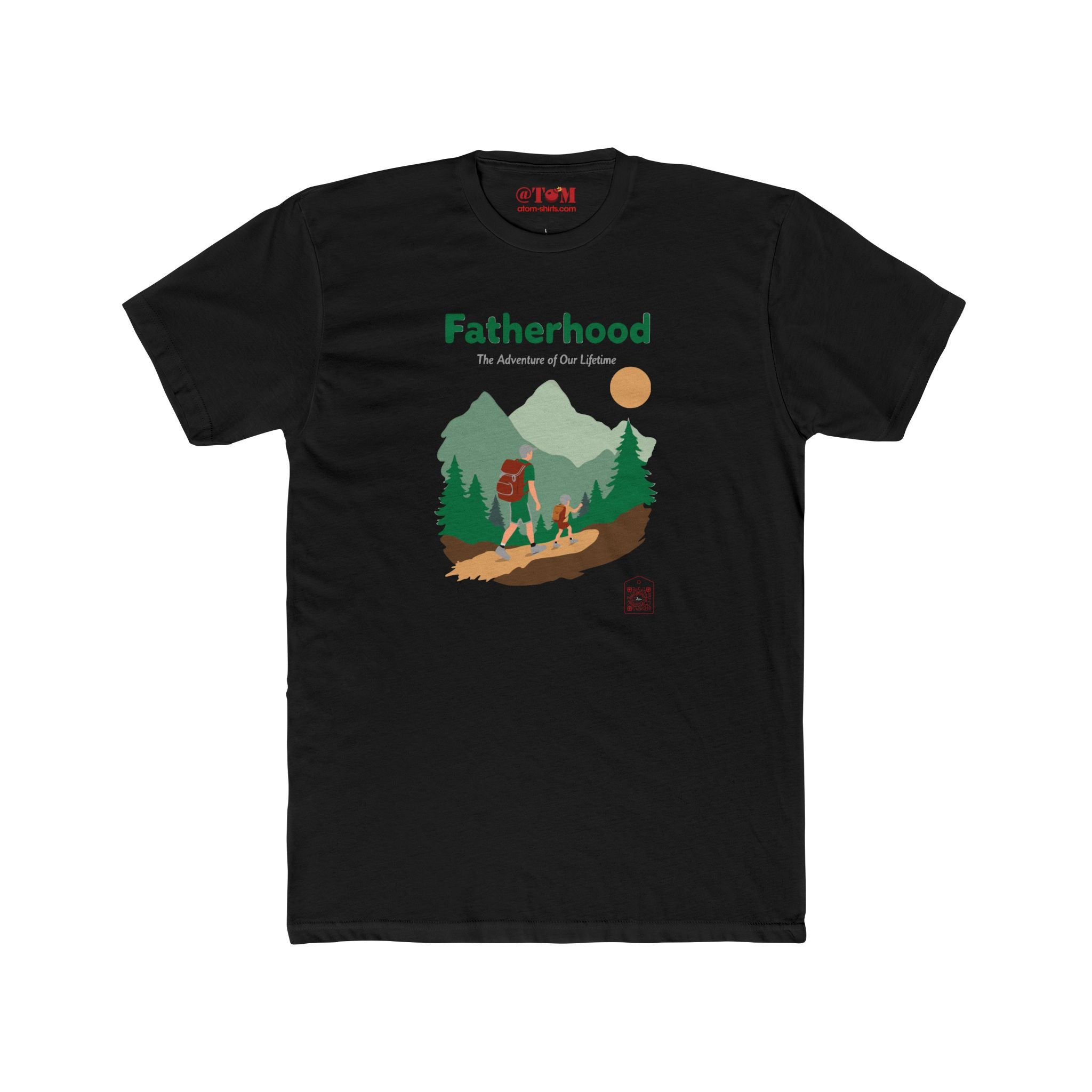 Fatherhood Adventure T Shirt – Dad & Son Hiking Gift