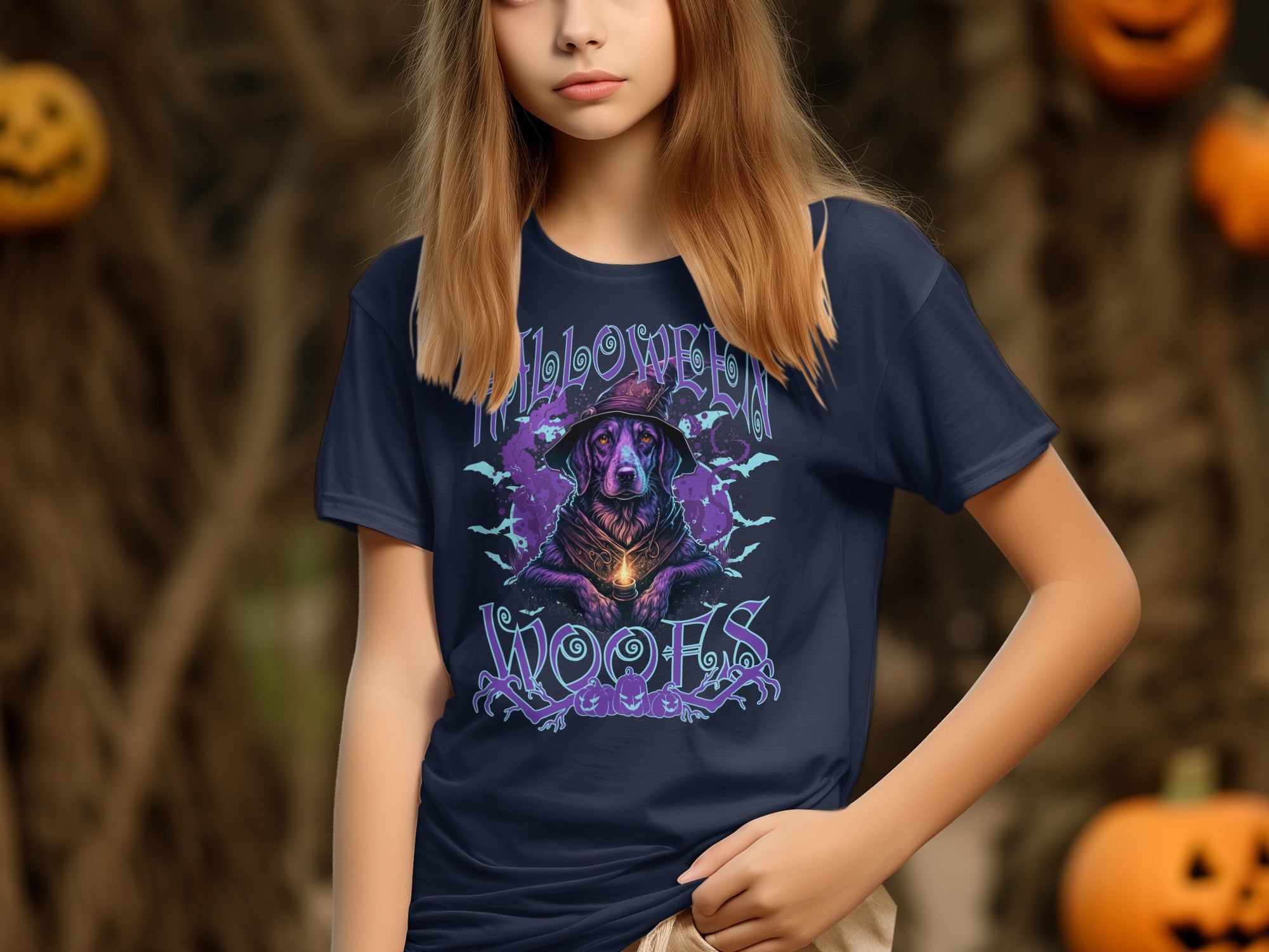 Halloween Woofs Dog Themed Graphic T-Shirt product