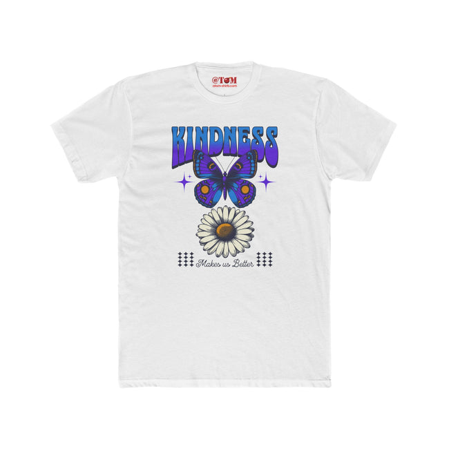 Kindness T-shirt with Butterfly and Daisy Design